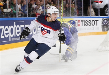 Dylan Larkin scores go-ahead goal, U.S. beats Germany in world championships